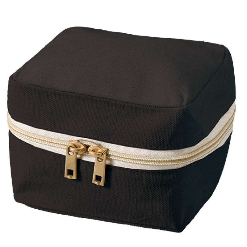 スクエアファスナーポーチ（Sサイズ）キャンバス素材