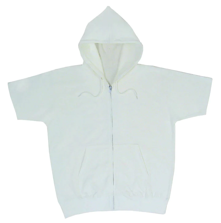 半袖ジップパーカー