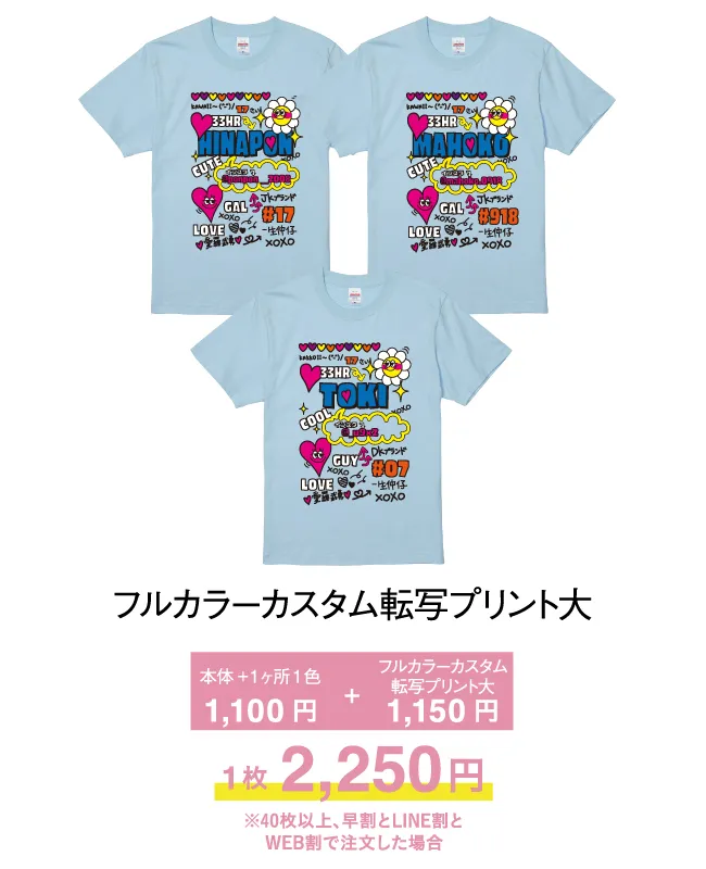 ハイクオリティTシャツ