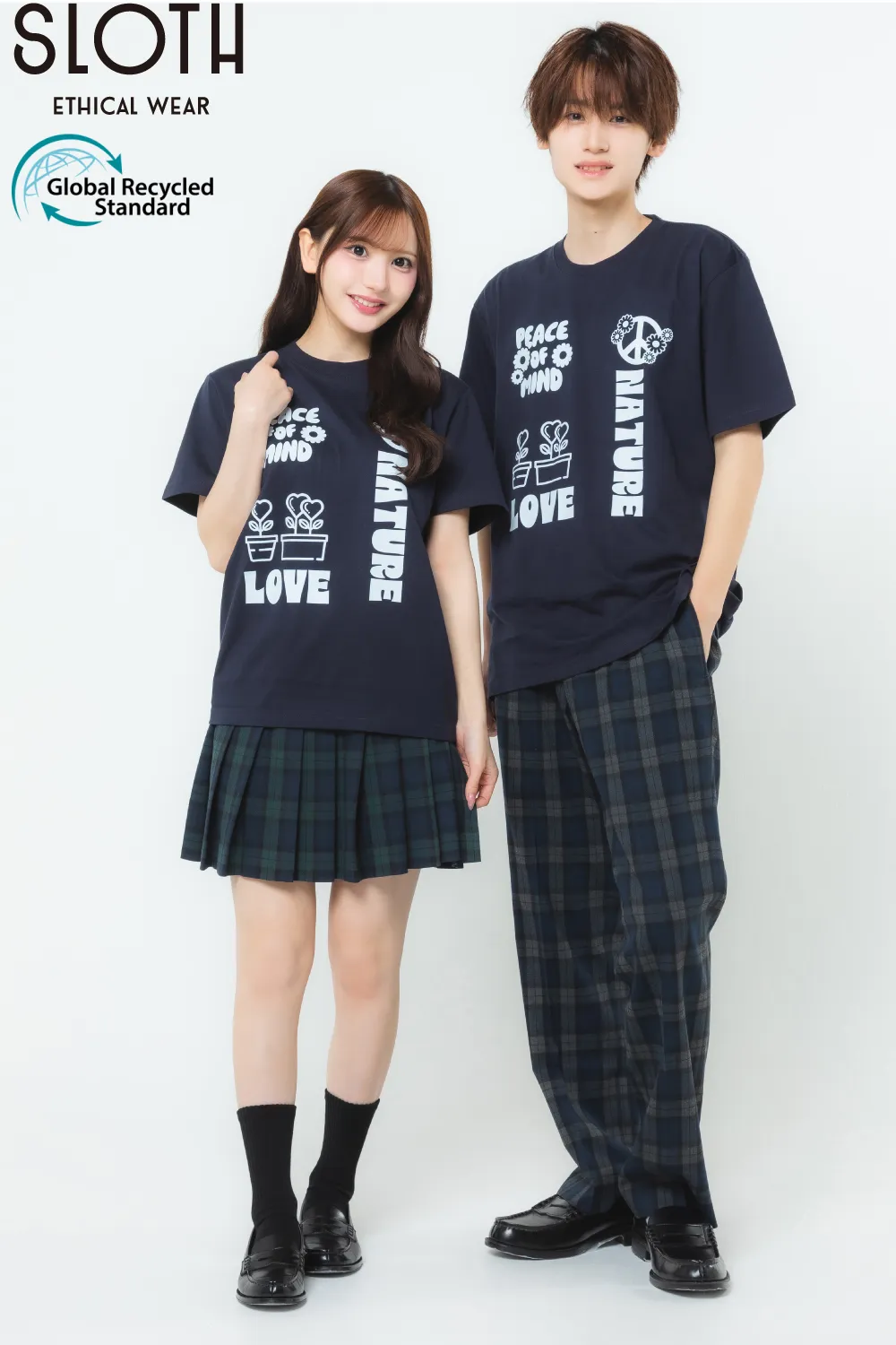 【ペットボトルリサイクル】綿ポリTシャツ