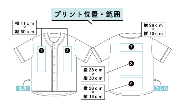 ベースボールドライシャツ場所グループ