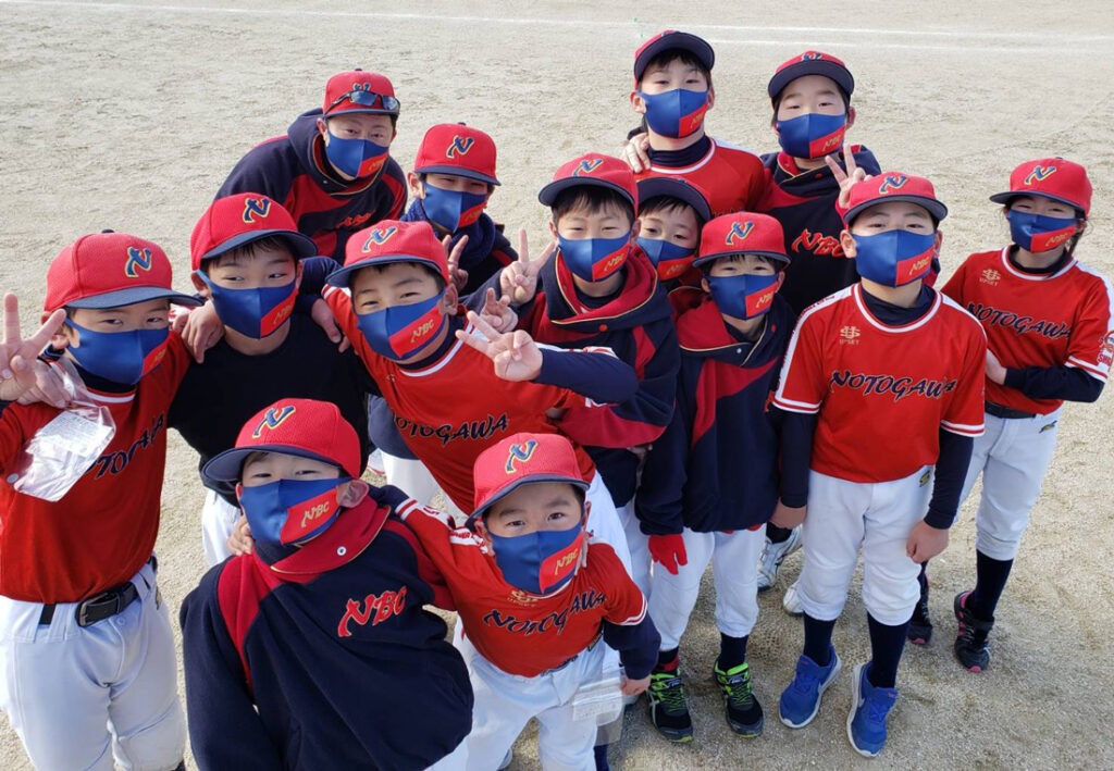 滋賀県東近江市  少年野球チーム K様 オリジナルマスク