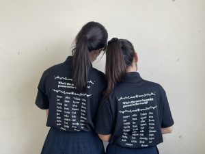 岐阜県K高等学校　クラスポロシャツ（全員の名前）