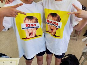 福島県S高等学校　クラスTシャツ　カスタム転写