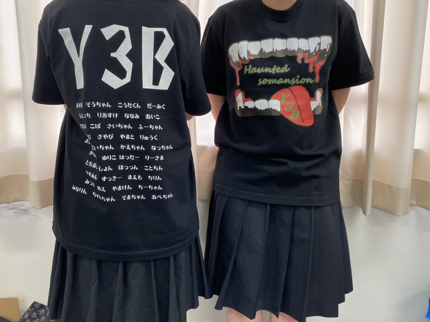 奈良県T高等学校クラスTシャツ（全員の名前）