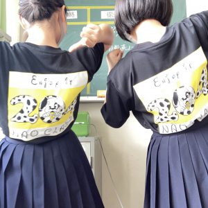 島根県M高等学校101匹パロディ（クラスTシャツ）