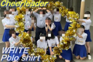 三重県S高等学校チアリーディング部活ポロシャツ