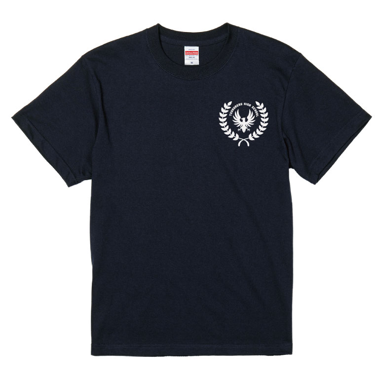 月桂樹のエンブレム1色デザインTシャツ