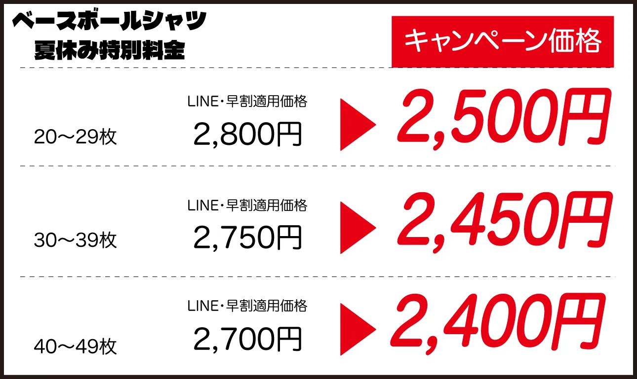 ベースボール価格