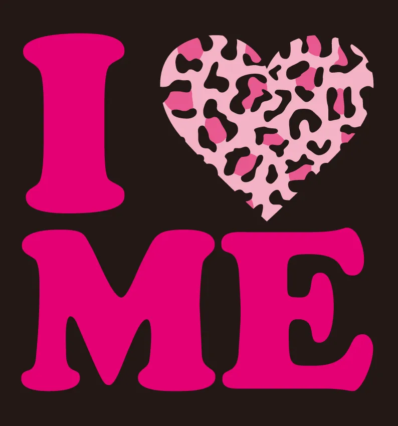 ヒョウ柄アイラブデザイン