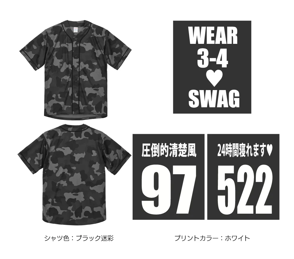 迷彩ユニフォーム