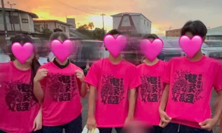 鹿児島県I高等学校3年生さま クラスTシャツ制作事例