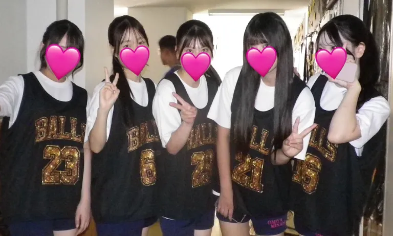 埼玉県O高等学校 クラスTシャツ制作事例（ドライメッシュビブス）