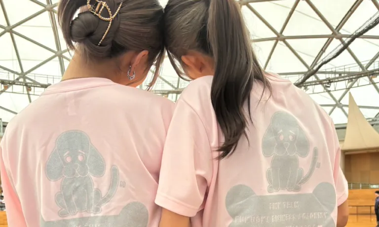 福岡県B専門学校 クラスTシャツ制作事例（スーパードライTシャツ）