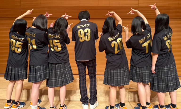 北海道H高等学校2年生 クラスTシャツ制作事例（スーパードライTシャツ）