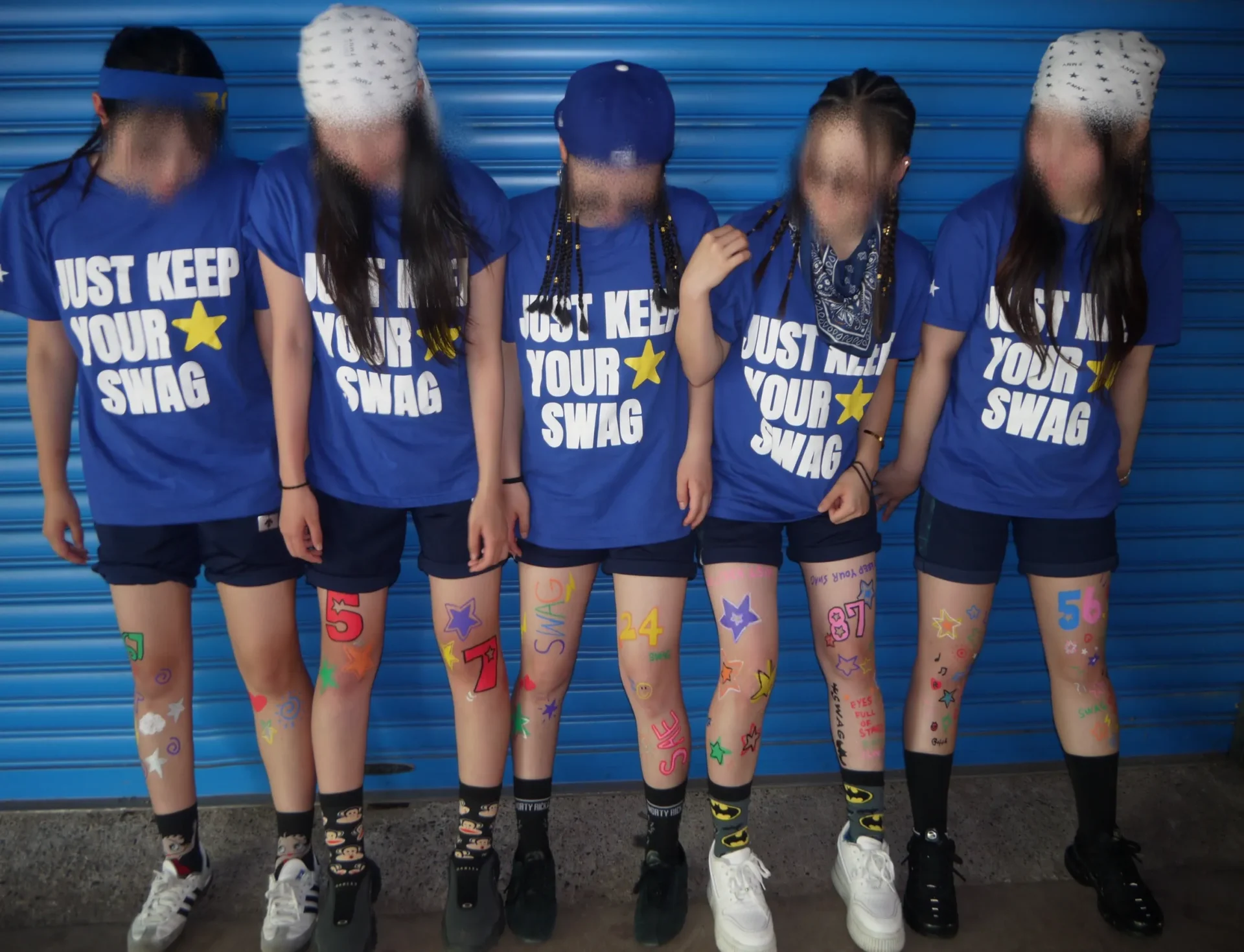 JUST KEEP YOUR SWAGでそろえた集合ショット