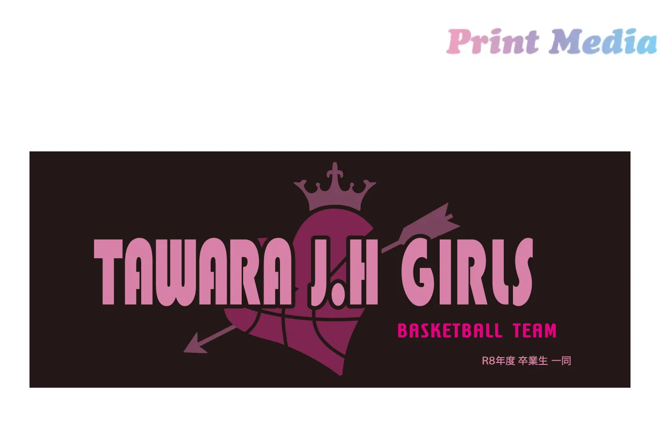 TAWARA J.H GIRLSのフルカラーオリジナルタオル
