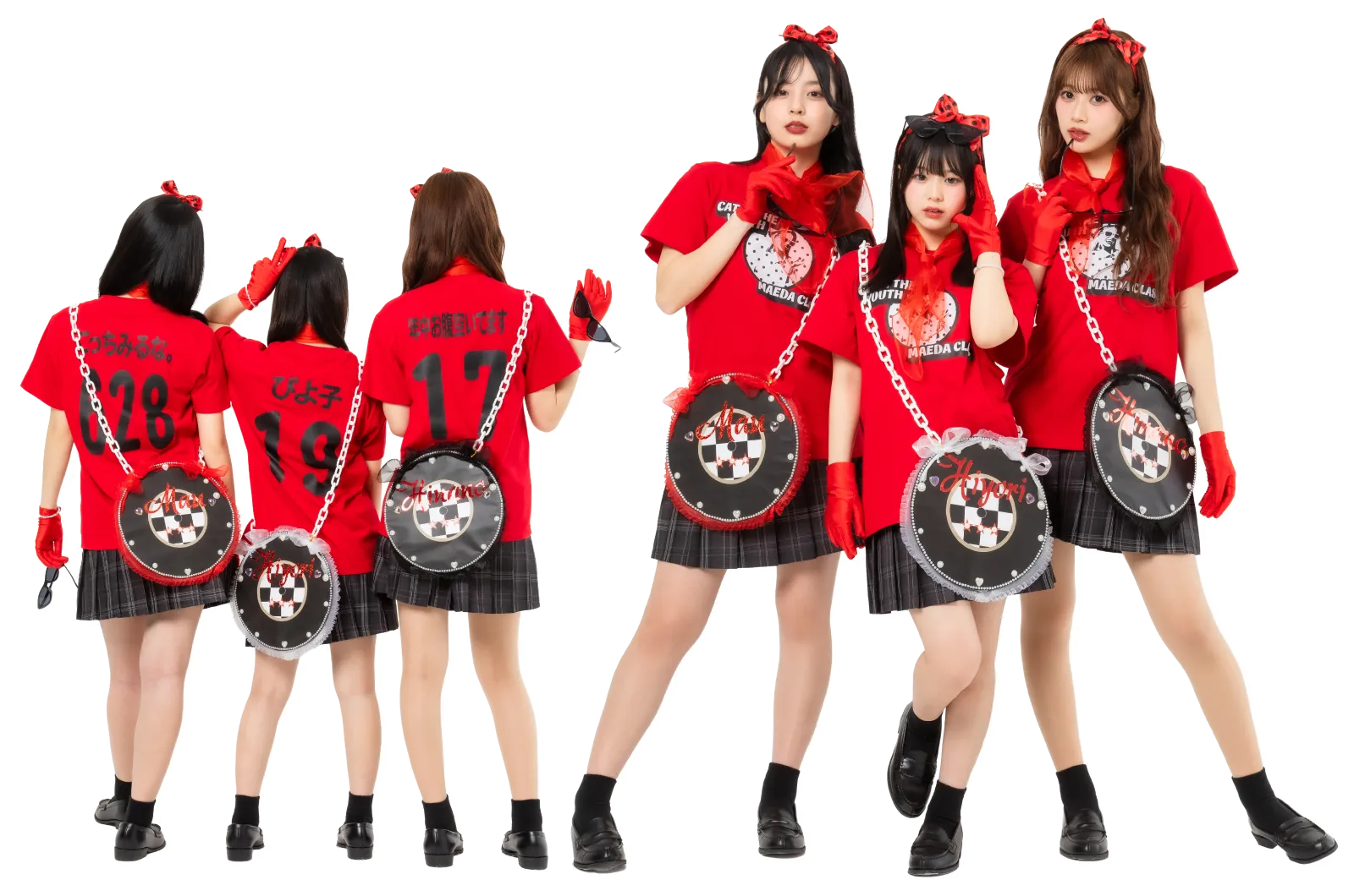 文化祭クラスTシャツレトロガール