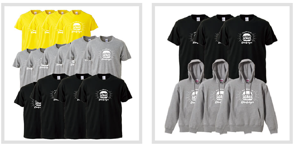 合算できる例：シャツの色・サイズ違いやTシャツとパーカーは枚数を合算して価格帯を計算できる図解