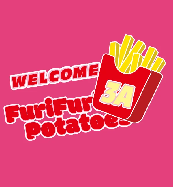 D-458 ポテト屋さんのデザイン食べ物