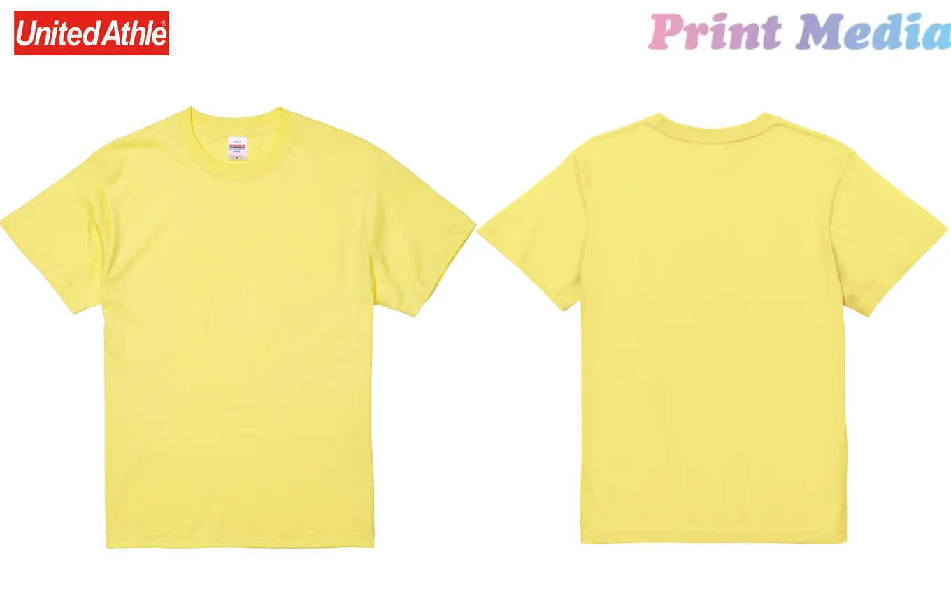 ハイクオリティTシャツ ライトイエロー