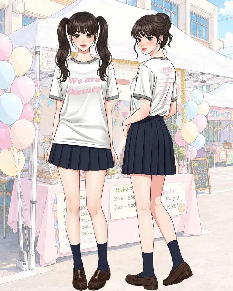 模擬店ドーナツ屋：D-609 の着用イメージ