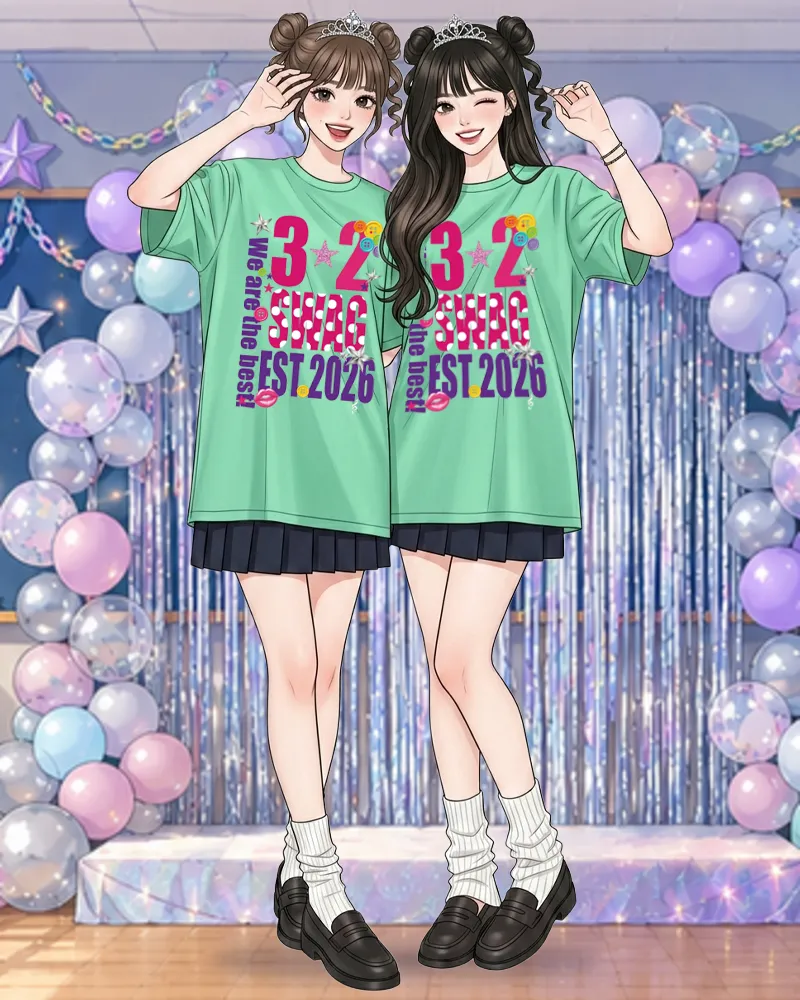 フォトスポットでのクラスTシャツ：D-791 の着用イメージ
