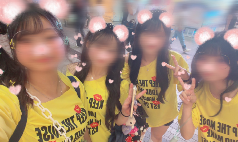 宮城県N高等学校3年7組さま クラスTシャツ制作事例